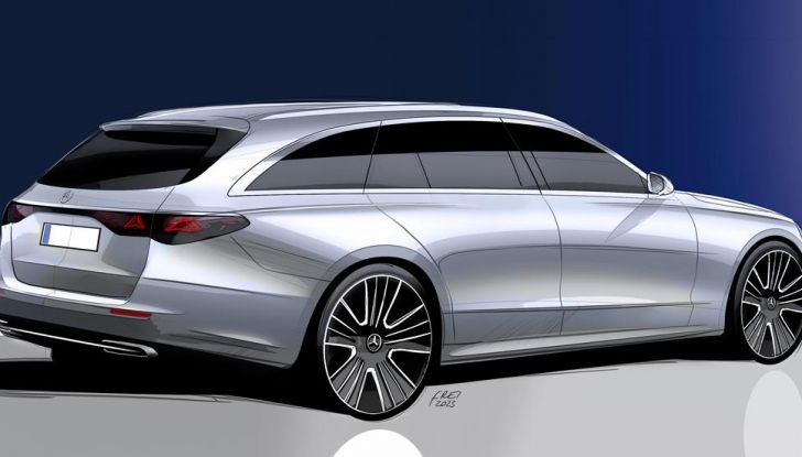 ibride,, mercedes classe e wagon 2024: debutta ufficialmente la nuova generazione