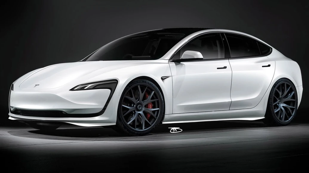 Tesla Model 3 si prepara a un grande restyling nel 2023 [RENDER]