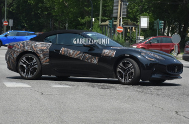 Maserati GranCabrio Folgore: nuove immagini della vettura elettrica [FOTO SPIA]