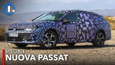 Volkswagen Passat (2023), la prova del prototipo in anteprima
