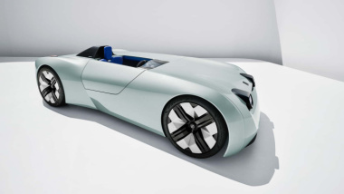 Triumph TR25 è la futuristica roadster elettrica con tecnologia BMW i3s