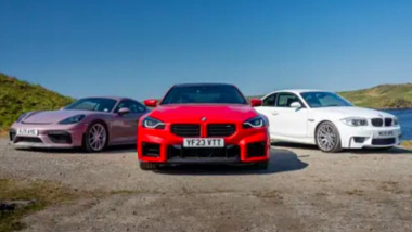 Video: confronto BMW M2 vs Porsche Cayman GT4 vs BMW 1M