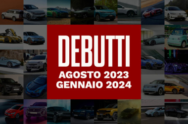 Novità auto, i modelli al debutto da agosto 2023 a gennaio 2024