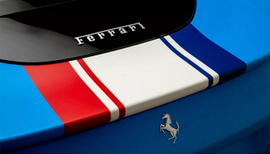 Ferrari Roma personalizzata con livrea tricolore francese: una bellezza [FOTO]