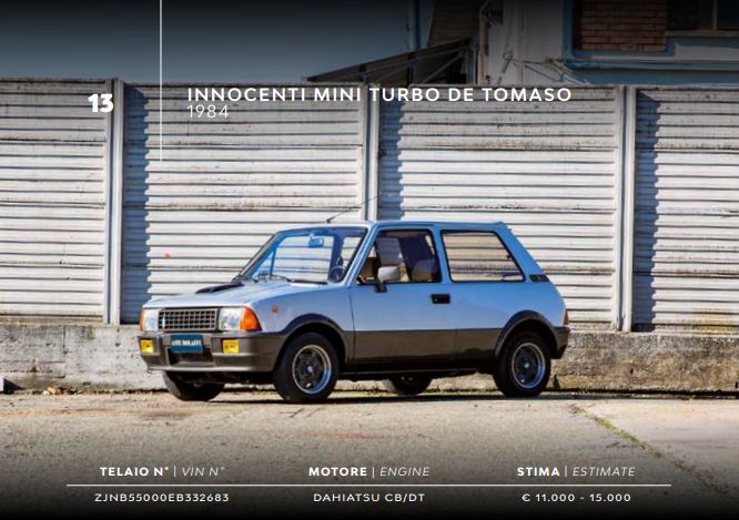 Innocenti Mini De Tomaso, una storia di successo