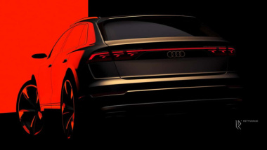 Questa è la prima foto ufficiale dell’Audi Q8 restyling