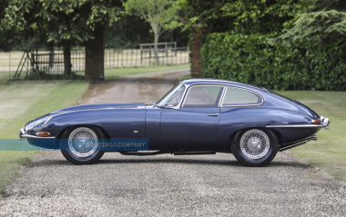 Jaguar E-Type, all'asta il primo storico esemplare del 1961