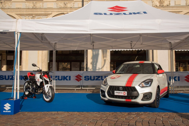 suzuki swift sport hybrid, edizione speciale all'autolook week torino