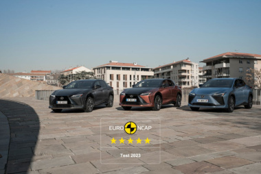Lexus RZ ottiene cinque stelle nei test di sicurezza Euro NCAP