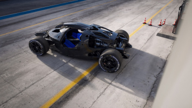 Bugatti Bolide, il telaio in carbonio al Nürburgring