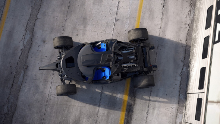 bugatti bolide, il telaio in carbonio al nürburgring