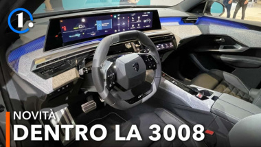 Gli interni della Peugeot 3008 (2024), in dettaglio e punto per punto