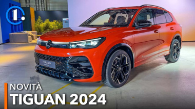 Volkswagen Tiguan 2024: nuova fuori e dentro, fa 100 km in elettrico