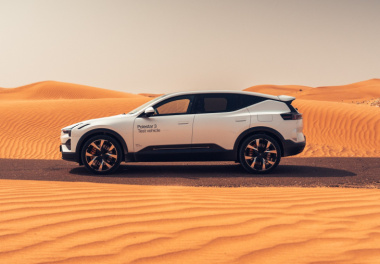 Polestar 3, il nuovo SUV elettrico completa i test negli Emirati Arabi