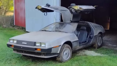 Guardate com'è stata ritrovata questa DeLorean originale