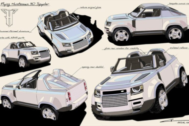 Questo Land Rover Defender diventa una Spyder, guarda che trasformazione!