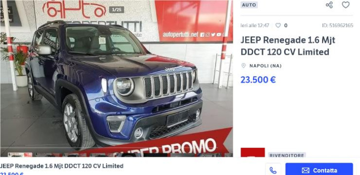 jeep renegade, il prezzo dell’amatissimo crossover cala a picco: adesso è un affarone, ma bisogna fare presto