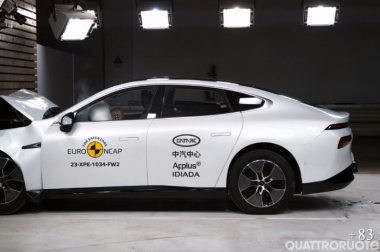 Crash test Euro NCAP: BYD Seal, BYD Dolphin e Xpeng P7