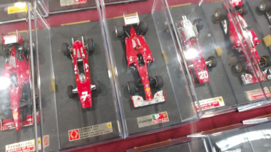 Formula 1, bolidi in miniatura: Ferrari, Toleman, Alfa Romeo: tutte le foto