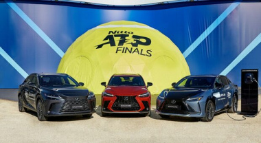 Lexus è official automotive partner delle ATP Finals di tennis. Saranno 43 le vetture del brand a disposizione dei giocatori