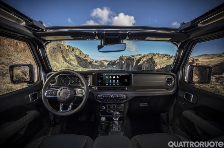 jeep wrangler, android, jeep wrangler 4xe 2024: allestimenti, motori, dotazioni e prezzi