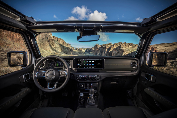 android, jeep wrangler 4xe 2024, partono gli ordini in europa
