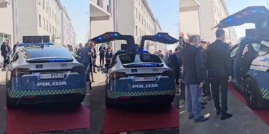 La Polizia del Veneto sfreccerà con una Tesla Model X