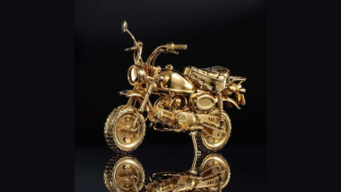 Dal Giappone un Honda Monkey 50 in argento placcato oro