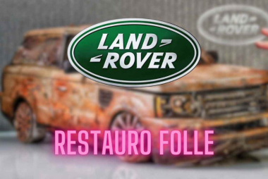 Range Rover completamente in pezzi: il restauro è da brividi