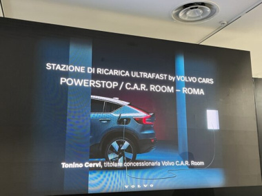 Volvo ha inaugurato a Roma una nuova stazione di ricarica Powerstop [FOTO]