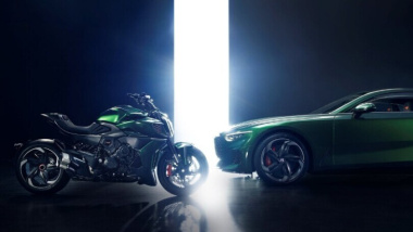 Si tolgono i veli per la Ducati Diavel for Bentley