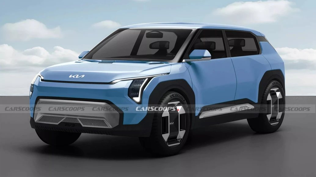 Kia EV3: sarà questo il design del SUV compatto che debutterà nel 2024? [RENDER]