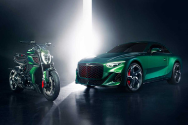 Bentley e Ducati insieme, ecco la moto per i clienti del marchio inglese