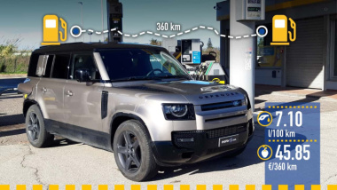 Land Rover Defender diesel mild hybrid (2023), la prova dei consumi reali
