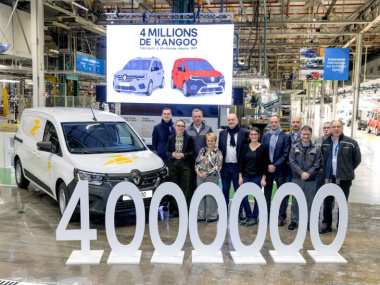 A La Poste il 4 milionesimo Renault Kangoo prodotto a Maubeuge