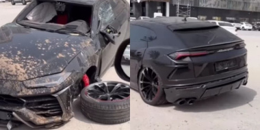 C'è una Lamborghini Urus da 240mila euro distrutta per le vie di Dubai