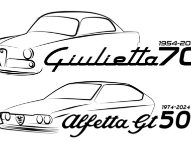 Alfa Romeo celebra gli anniversari di Alfetta GT e Giulietta con due loghi evocativi