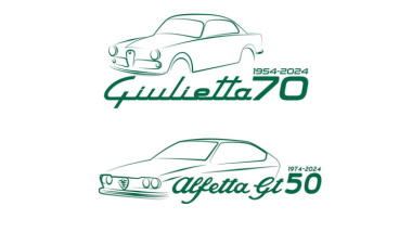 Alfa Romeo celebra Giulietta Sprint e Alfetta GT con due nuovi loghi