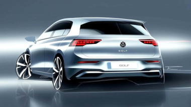 Volkswagen Golf Restyling 2024: pubblicati i bozzetti ufficiali