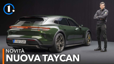 Porsche Taycan (2024), ecco com'è vista dal vivo