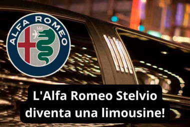 L’Alfa Romeo Stelvio diventa una limousine: mai vista una roba così