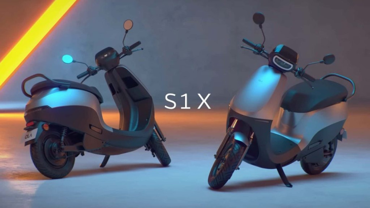 ola electric lancia lo scooter s1 x con una batteria più grande e un aumento dell’autonomia.