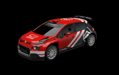Nuova inconfondibile livrea per il C3 Rally2 di Citroën Racing