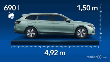 Nuova Volkswagen Passat, dimensioni e bagagliaio della maxi wagon