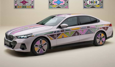 BMW presenta una fusione di arte e tecnologia con la nuova i5 Flow Nostokana.