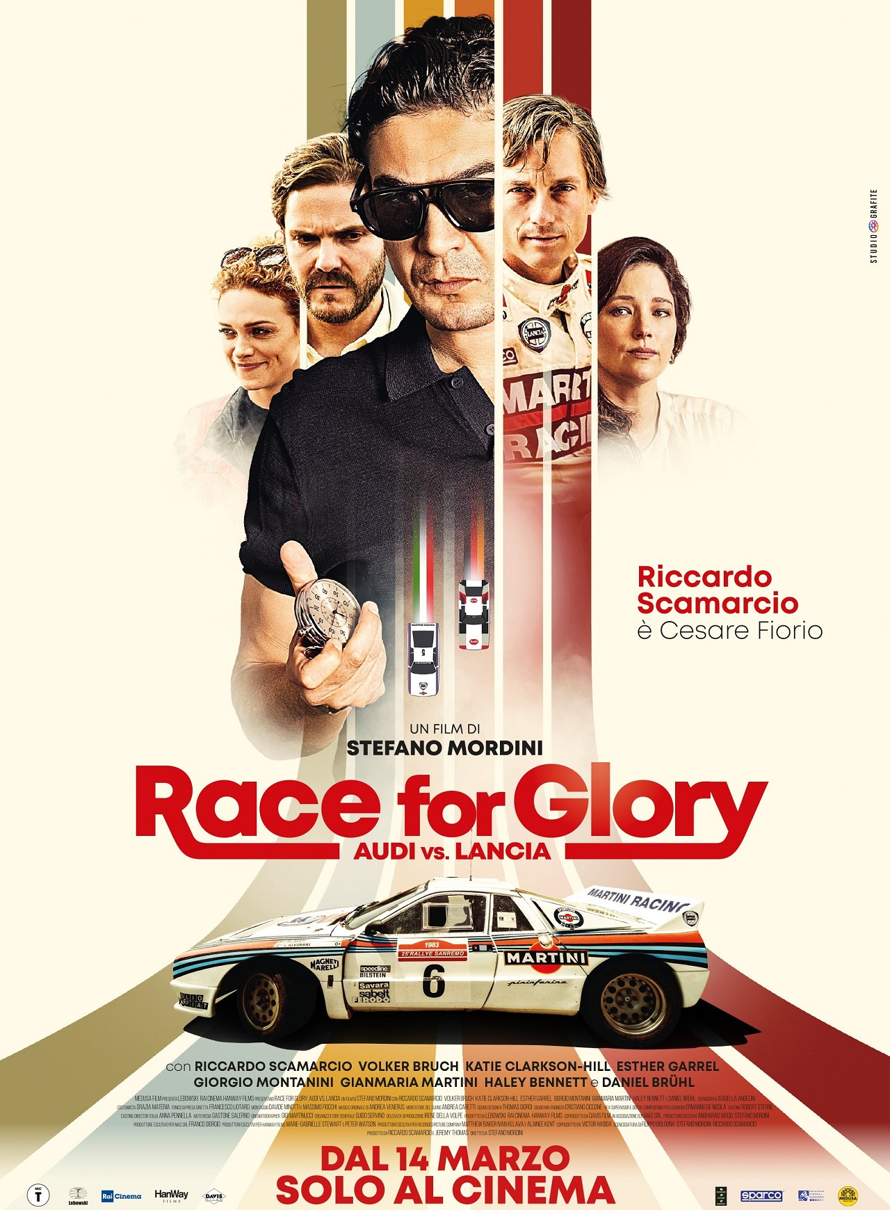 il film race for glory – audi vs lancia arriverà nelle sale italiane dal 14 marzo