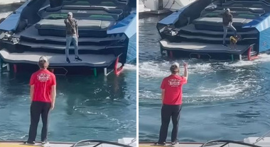 Nega l'approdo allo yacht Lamborghini da 3 milioni di euro, il proprietario lo minaccia di morte: «Ti ammazzo»