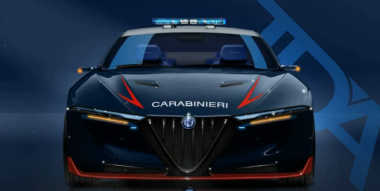 Alfa Romeo Giulia Quadrifoglio Carabinieri 2026: ecco quale sarà il suo design [VIDEO RENDER]