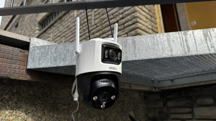 recensione imou cruiser dual, webcam di sicurezza doppia