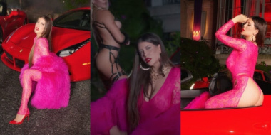 Wanda Nara esplosiva: le pose sexy in Ferrari mandano tutti in tilt
